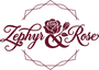 Zephyr & Rose logo — claret